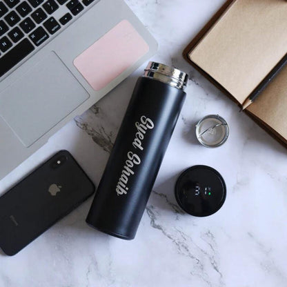 Personalized Stainless Steel Temperature Water Bottle (500 ml)