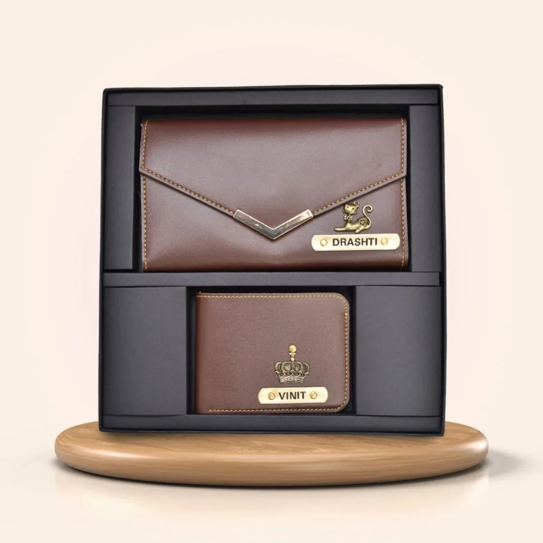 Personalized Wallet Combo For Couples