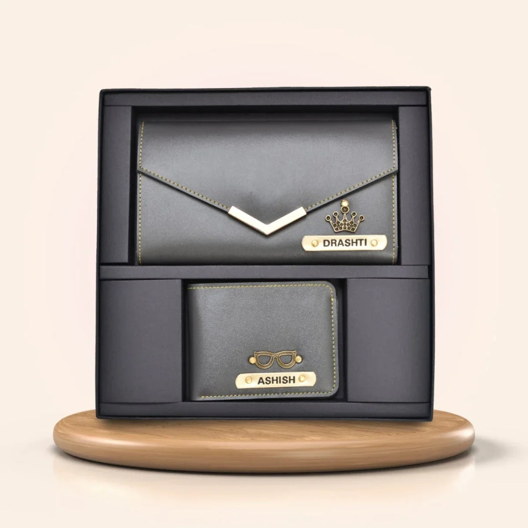 Personalized Wallet Combo For Couples