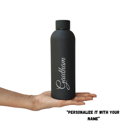Stainless steel double walled temperature water bottle (500 ml)