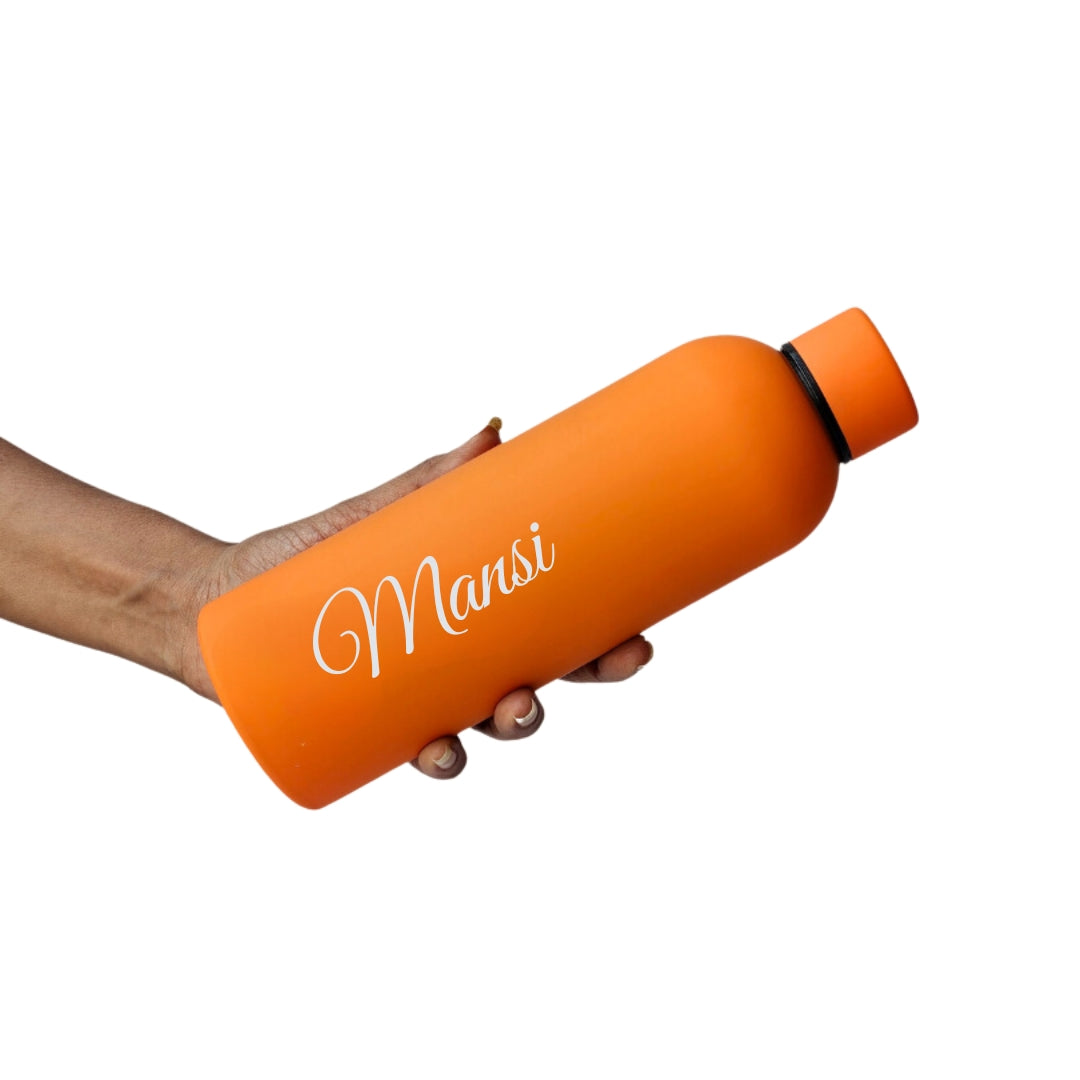 Stainless steel double walled temperature water bottle (500 ml)