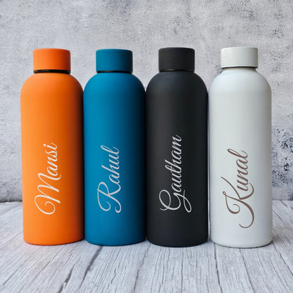 Stainless steel double walled temperature water bottle (500 ml)