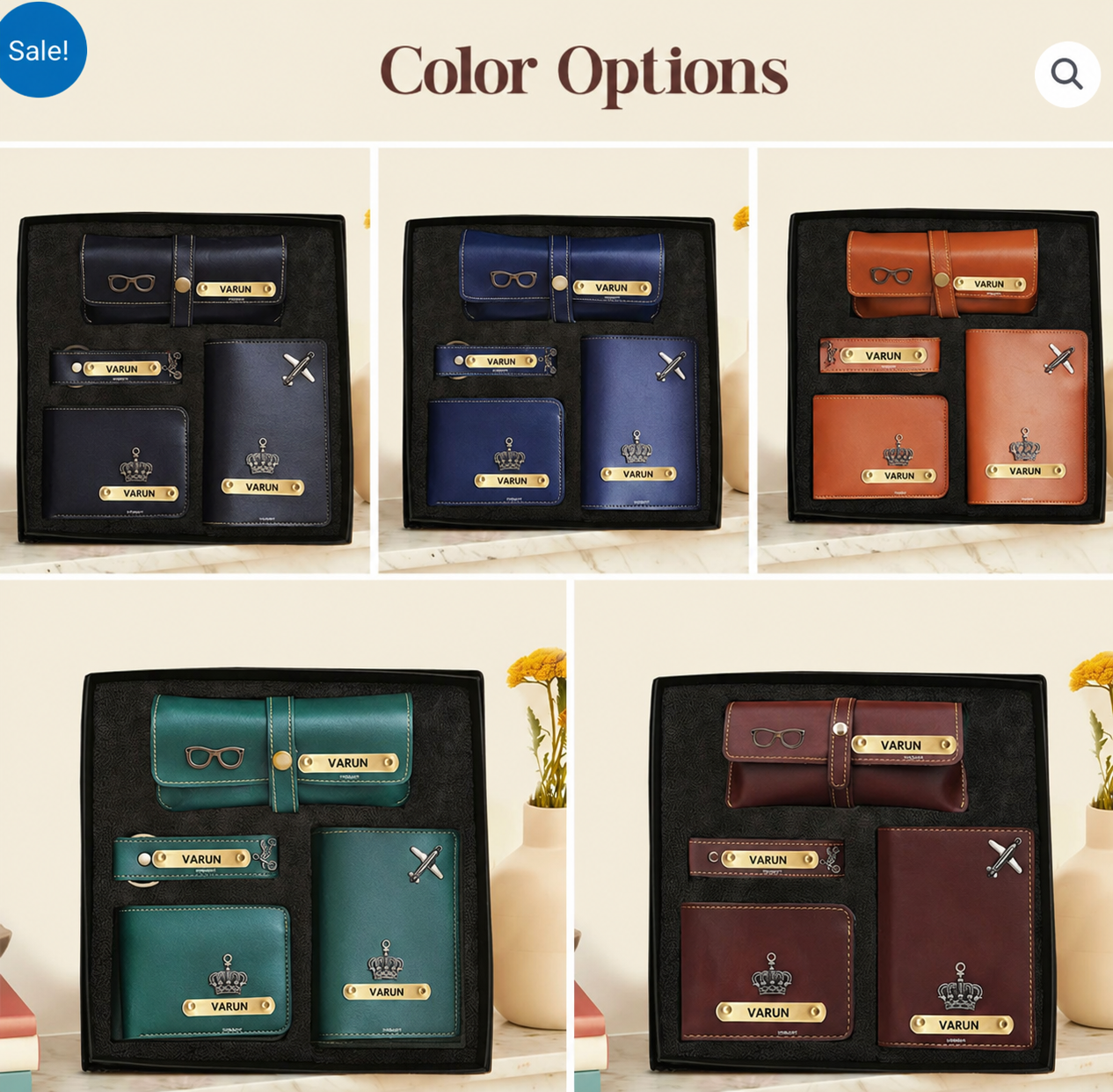 🎁 The Gentleman Gift Box – Personalized 6-in-1 Collection with charm ⭐